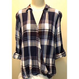 Lane Bryant Flannel Blouse